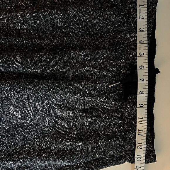 Lululemon Black White Print On The Fly Pant Drawstring Waist Jacquard Size 4 - Picture 8 of 15